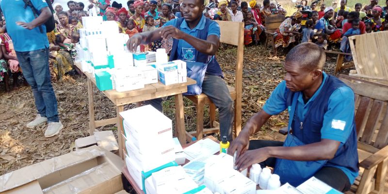 Disposal of medicines for curative consultation during mobile clinique